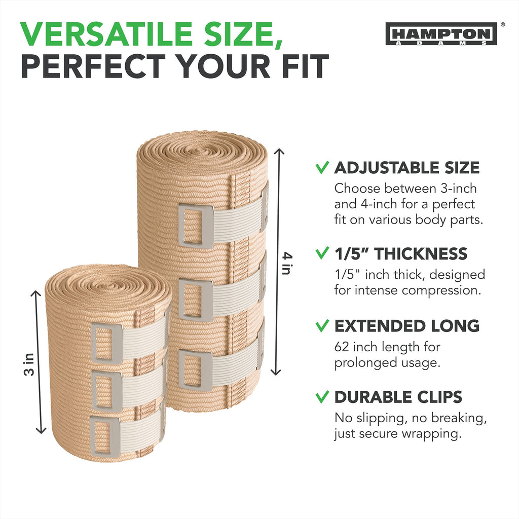 Elastic Bandage Wraps with Clip