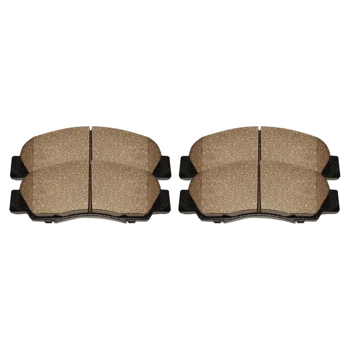 AutoShack Front Ceramic Brake Pad Kit Driver and Passenger Side Replacement for 1993-1995 2004 2005 Honda Civic 1994-1997 Civic del Sol 2007-2008 Fit 2002-2006 Acura RSX 1.3L 1.5L 1.6L 1.7L 2.0L FWD