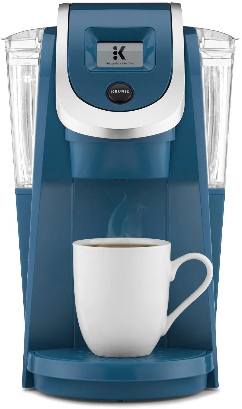 Keurig K250 Coffee Maker, Single Serve K-Cup Pod Coffee Brewer, With Strength Control, Peacock Blue
