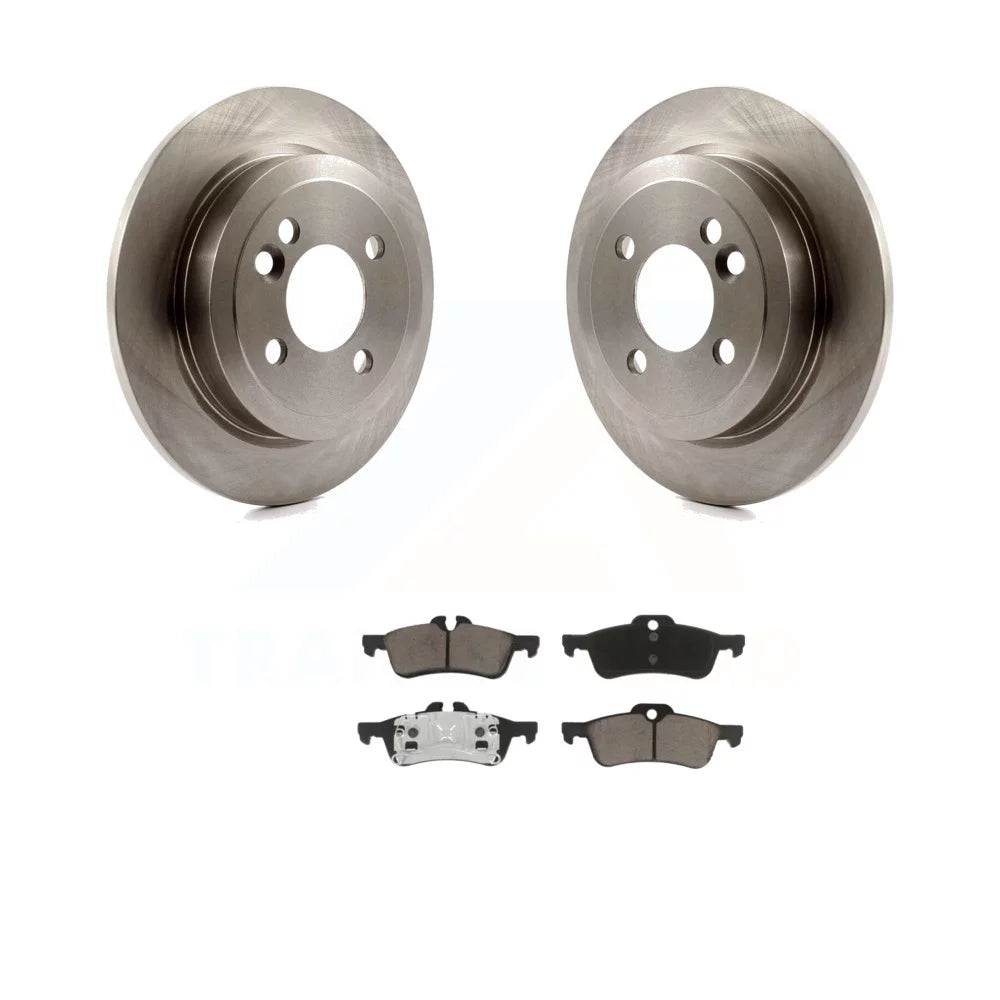 Transit Auto - Rear Disc Brake Rotors And Ceramic Pads Kit For Mini Cooper K8C-102097
