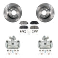 Transit Auto Rear Disc Brake Caliper Rotors And Semi-Metallic Pads Kit For 2003-2005 Mazda 6 KC8-100700P