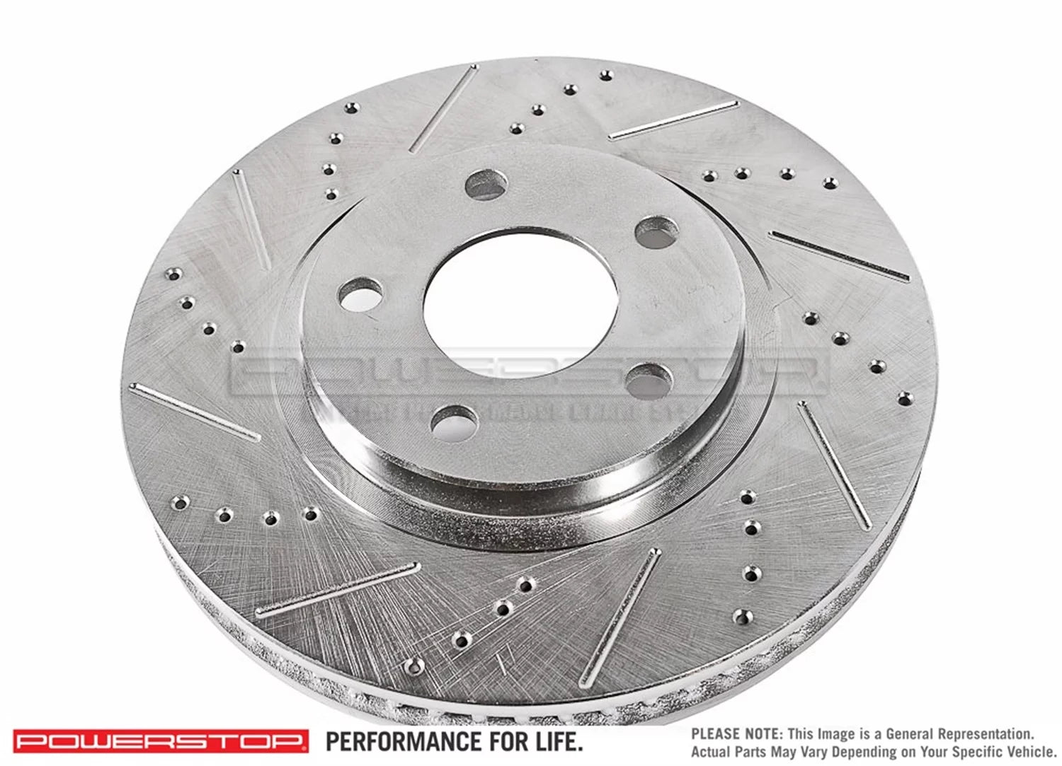 Powerstop PSBAR82153XL Drilledslotted Power Stop Extreme Performance Drilled & Slotted Brake