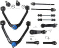 MOCA AUTOPARTS 12PCS Front Suspension Upper Control Arm Kit Fit for 02-06 Cadillac Escalade & 99-06 Chevrolet Silverado & 99-06 GMC Sierra 1500 4.3L 4.8L 5.3L 6.0L