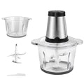 Electric Meat Grinder 2L L Household Capacity Stainless Steel 2 Gears 250W High Power Kitchen Cooker Blender