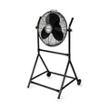 Air King 18 1/6 HP 3-Speed Adjustable Height Floor Fan with Roll-About Stand