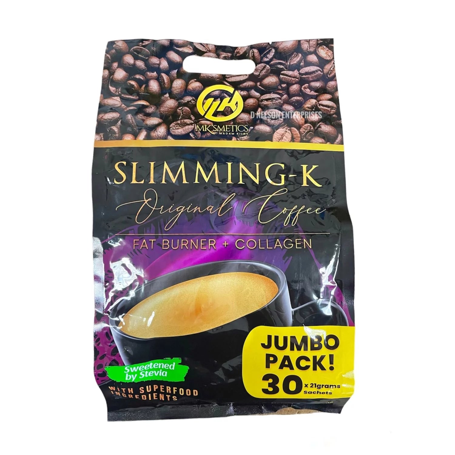 Jumbo Pack Slimming-K Coffee + Collagen by Madam Kilay 30 Sachets