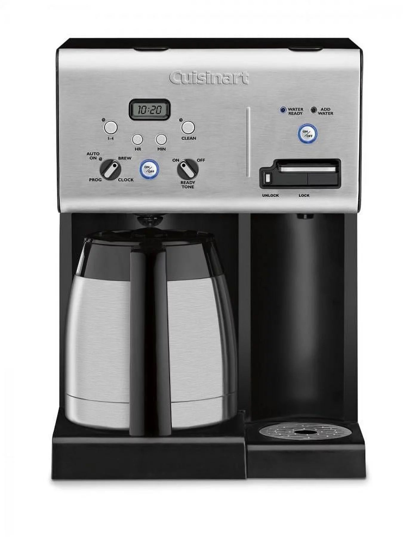 Cuisinart 10 Cup Classic Coffeemaker with Hot Water System, Silver