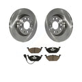 Transit Auto - Front Disc Brake Rotors And Ceramic Pads Kit For 2011-2015 Volkswagen Jetta With 280mm Diameter Rotor K8C-100345