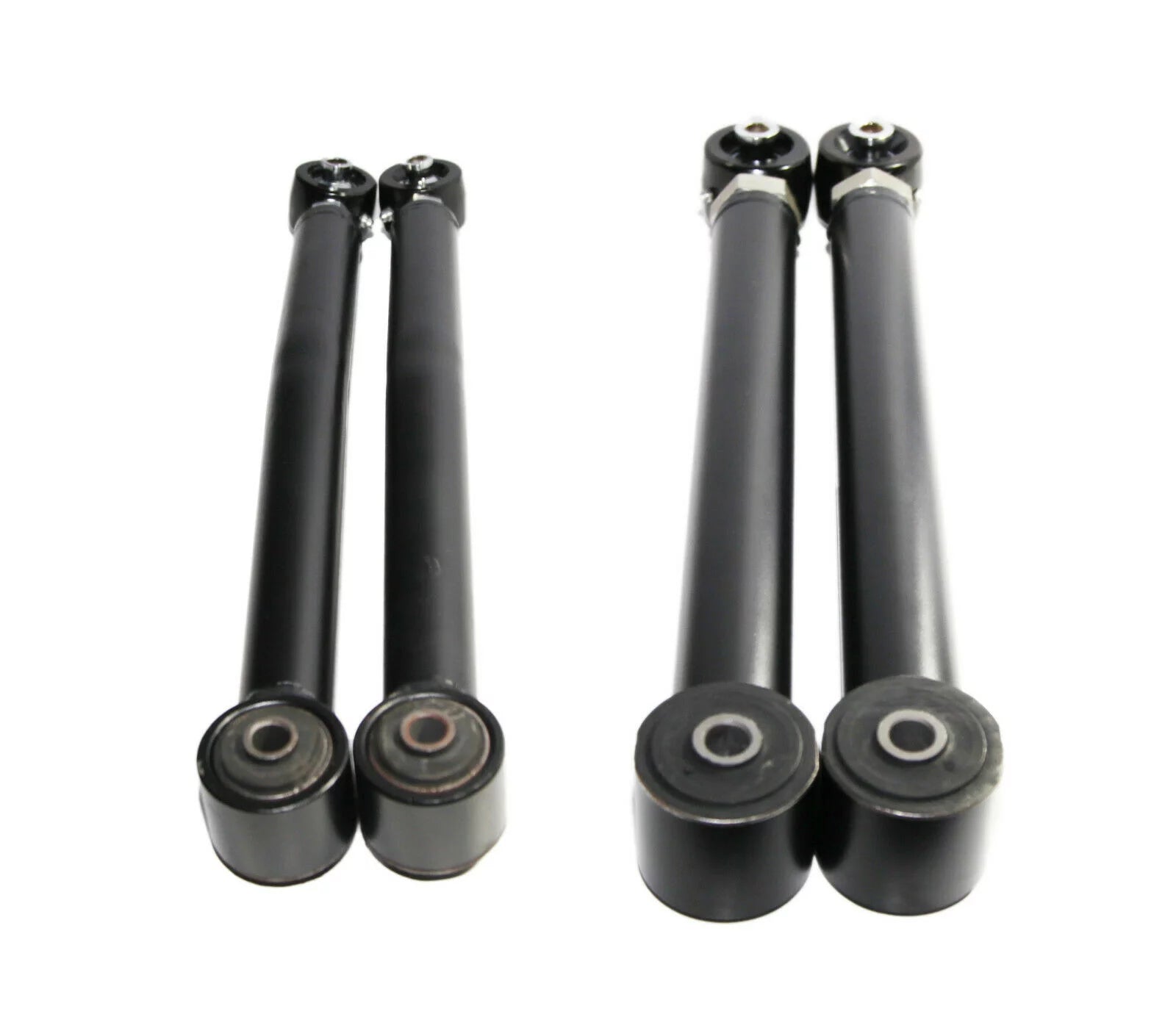 Black 4pc REAR Upper+Lower Adj. Control Arm for 2007-2018 Jeep Wrangler 4WD/2WD Black 4pc REAR Upper+Lower Adj. Control Arm for 2007-2018 Jeep Wrangler 4WD/2WD