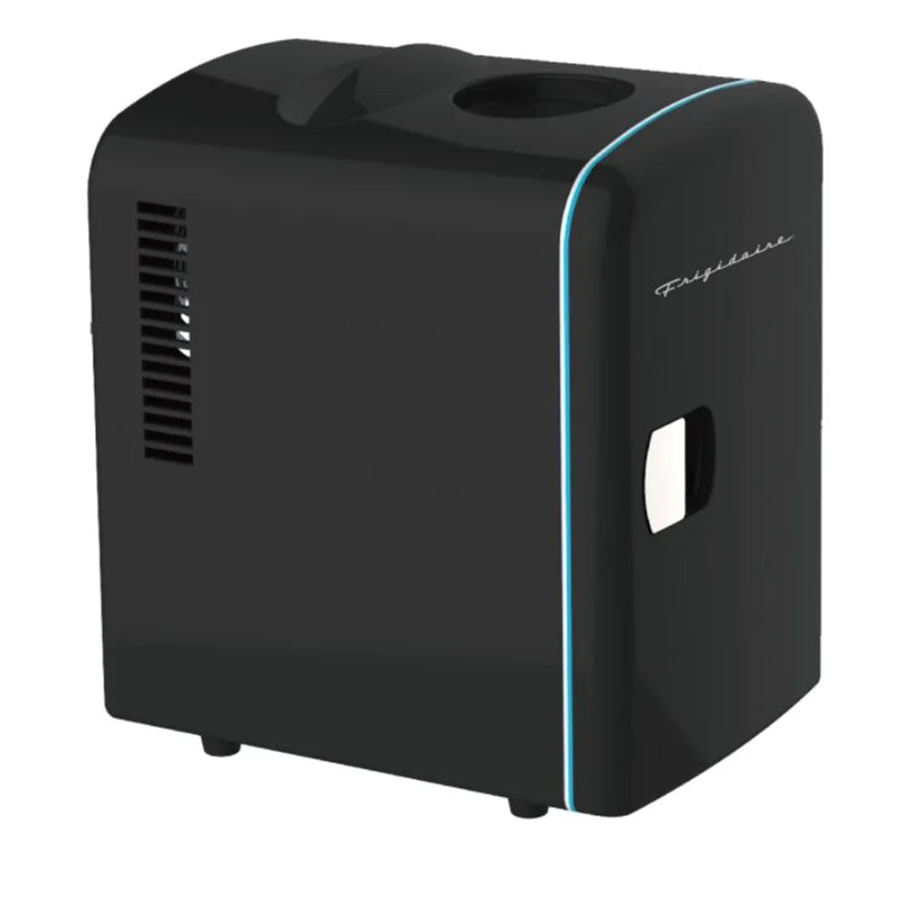 Restored Frigidaire Mini Portable Compact Personal Fridge Cooler, 4 Liter Capacity EFMIS149-BLACK (Refurbished)