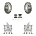 Transit Auto Rear Disc Brake Caliper Coated Rotors And Ceramic Pads Kit For 2014-2016 Mazda 3 Sport Vehicles Manufactured In Japan 2.5L/2.0L KCG-100296C