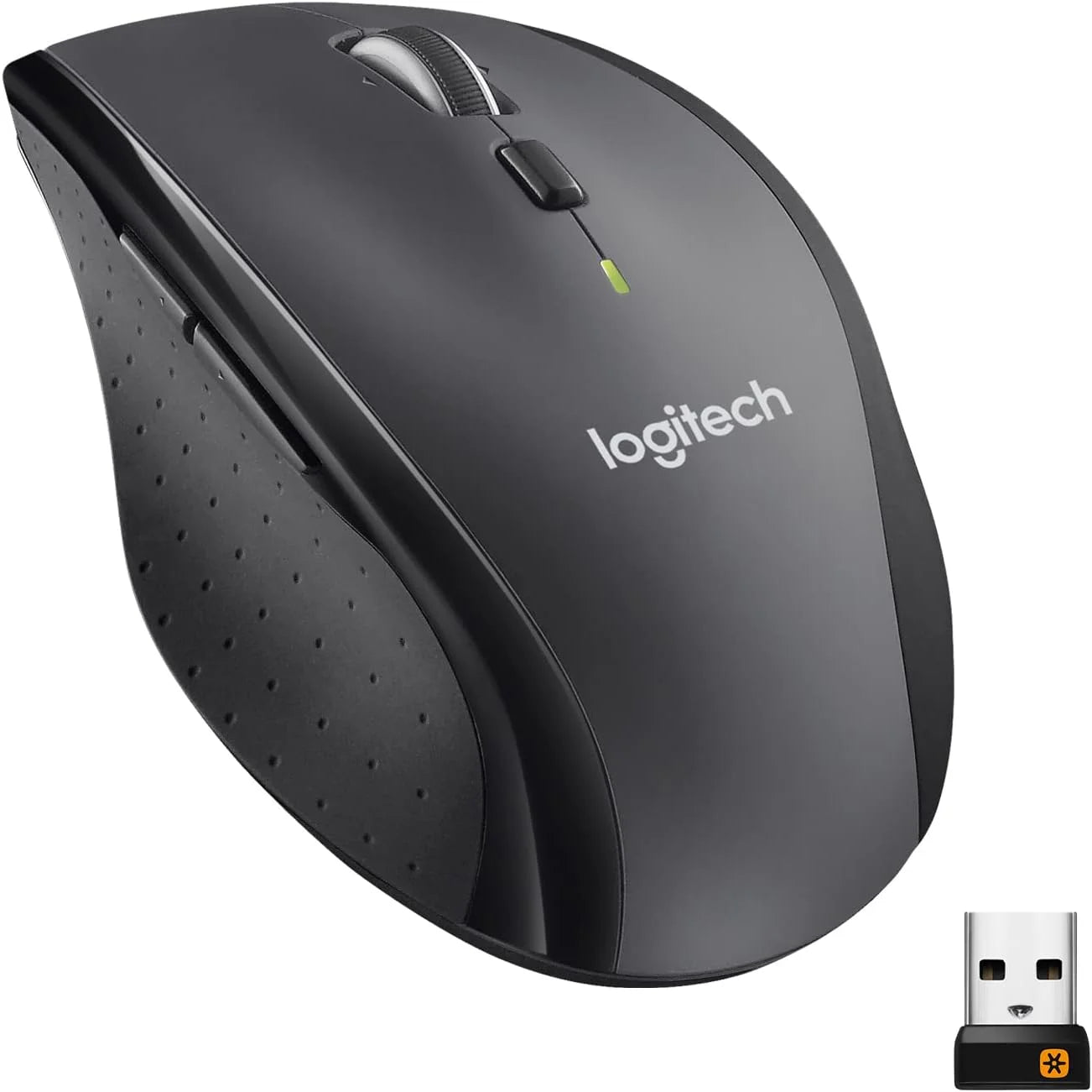 Used Logitech M705 Marathon Wireless Mouse 2.4 GHz USB Unifying Receiver 1000 DPI 3-Year Battery