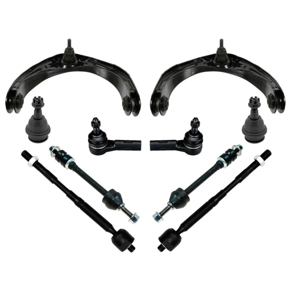 10pc Upper Control Arm Ball Joint Tie Rod Kit For 2006-2008 Dodge Ram 1500 4x4