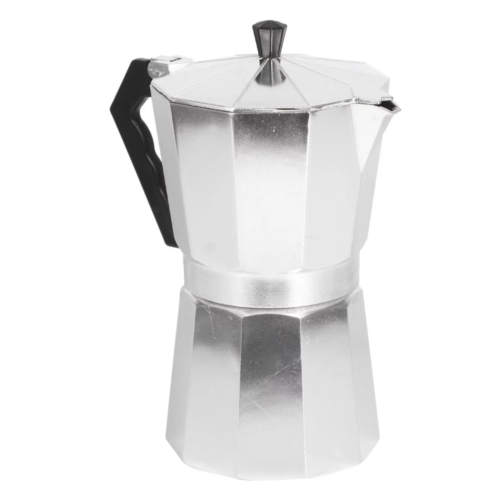 Espresso Maker 450ML/600ML Moka Pot Aluminium Octagonal Coffee Pot Kettle Coffee Maker(450ML)