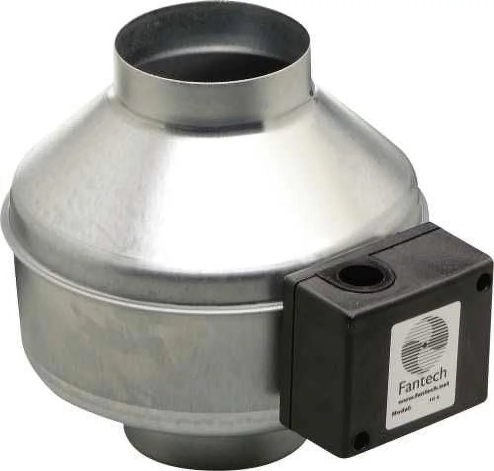 Fantech Steel 13D,15.1H,8W Inline Duct Fan  FG 6M