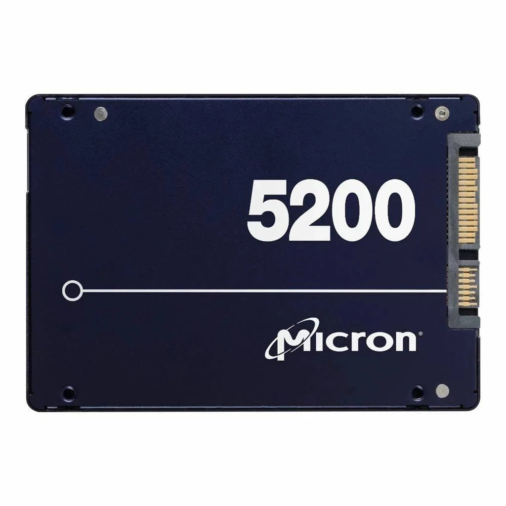 Micron 5200 MTFDDAK3T8TDC-1AT1ZABYY ECO 3.8TB 3840GB 2.5 SATA 6Gb/s 3D TLC NAND Flash Solid State Drive