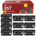 Toner Kingdom 057 057H Toner Cartridge Replacement for Canon 057 057H CRG-057 CRG-057H Toner for Canon ImageCLASS LBP226dw LBP227dw MF445dw MF448dw MF449dw Printer Toner (Black, 10 Pack)