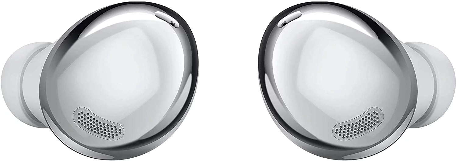 UrbanX Street Buds Pro Bluetooth Earbuds For Motorola Moto G7 Power True Wireless, Noise Cancelling, Charging Case, Quality Sound, Sweat Resistant, Silver White (US Version)
