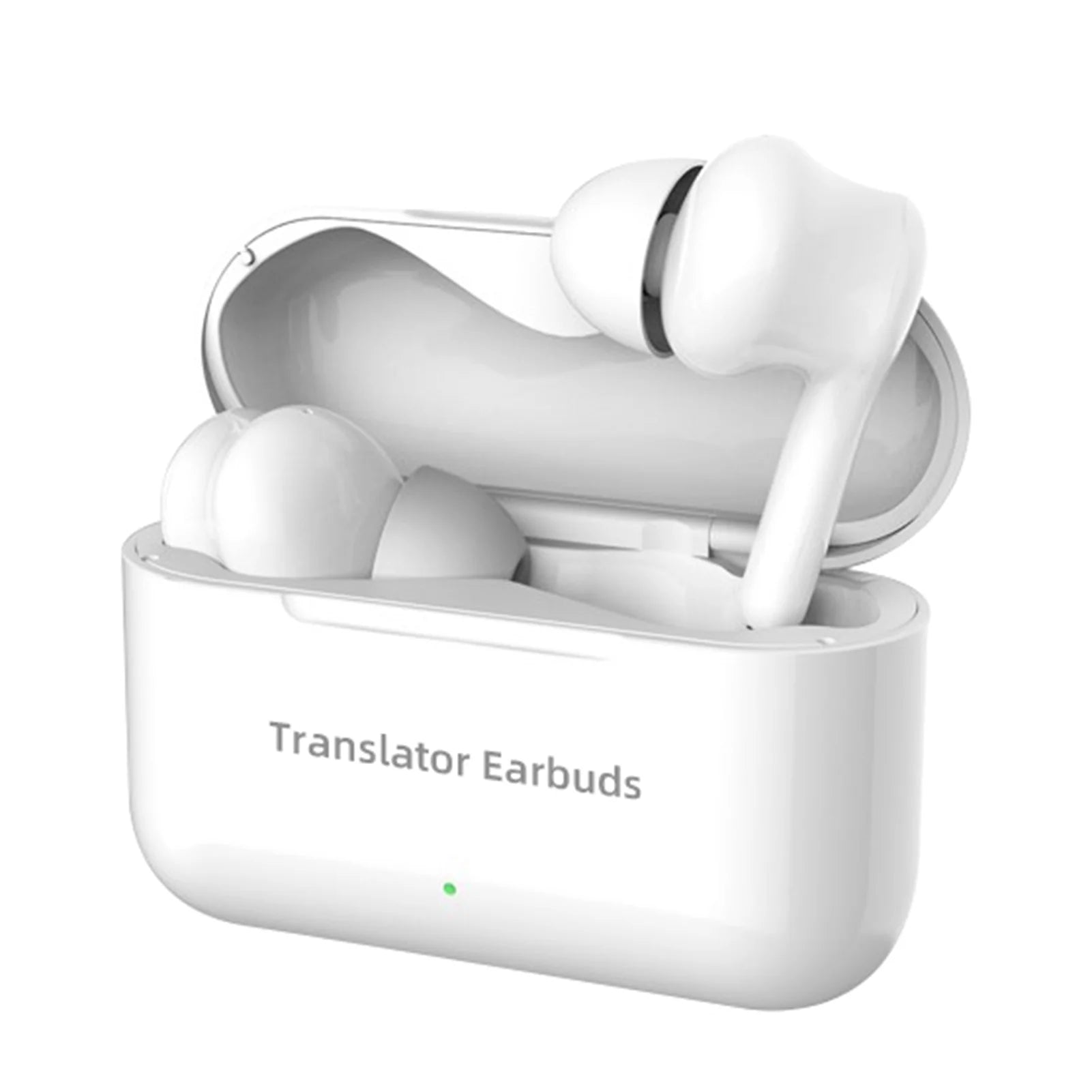 Tomshoo Headphones Translator Ear Buds with Microphones Charging Case Support Real-time Translation in 71 Languages 56 Accents Online for Learning Communication Music Call