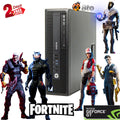 Pre-Owned Gaming HP EliteDesk 800 G1 SFF Desktop Computer Core i5-4th, 8GB Ram, 120GB SSD, 2TB HDD, Nvidia GT 730 4GB, Keyboard & Mouse, WiFi, Bluetooth, Win10 Home (Refurbished)