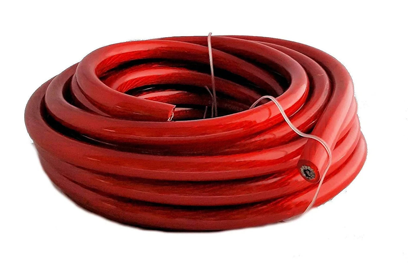 IMC Audio 1/0 Gauge CCA Power Red Wire Cable (25ft Red) Battery Cable Wire, Automotive, Car Audio Speaker Home Stereo System, RV Trailer, Amp Wiring 0 Guage Power Wire Cable 0 Car Audio