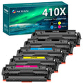 410A Toner Compatible 410X Toner Cartridge for HP 410A 410X CF410X CF411X CF412X CF413X Color LaserJet Pro MFP M477fnw Toner M477fdn M477fdw M377dw M452dw M452nw M452dn Printer Ink 2BK+C+M+Y, 5-Pack
