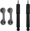 Detroit Axle - Rear Shock Absorbers for Chevy Malibu Pontiac G6 Saturn Aura, 2 Shock Absorbers, 2 Sway Bars Replacement Fits select: 2011-2012 CHEVROLET MALIBU 2LT, 2010 CHEVROLET MALIBU 1LT