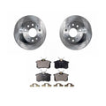Rear Ceramic Brake Pads & Rotors Kit For Audi Volkswagen 253mm Diameter Rotor
