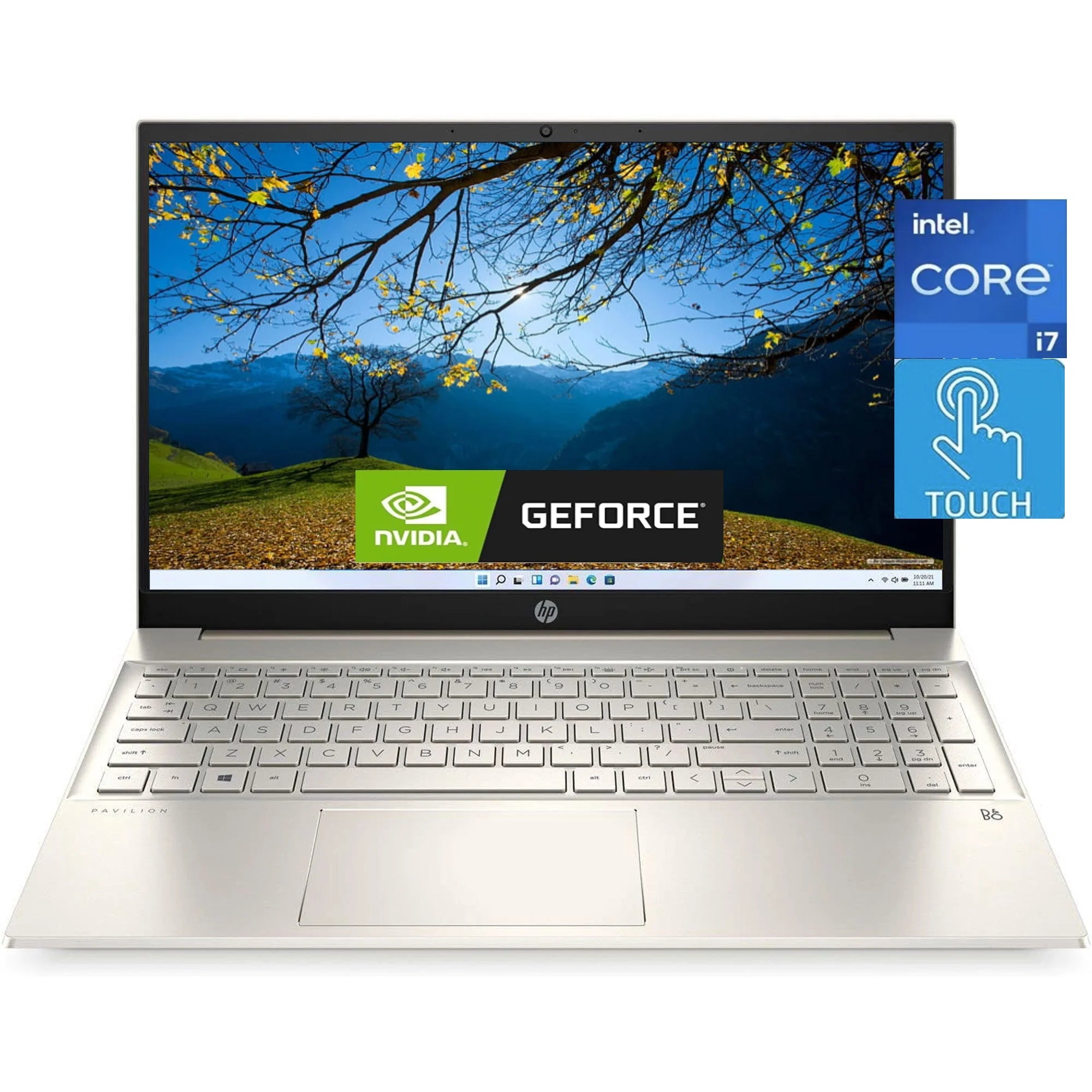 Newest HP Pavilion 15.6 FHD Touchscreen Laptop, 13th Gen Intel Core i7-1355U,32GB RAM,2TB SSD,NVIDIA GeForce MX550 Graphics,Backlit Keyboard ,Webcam, HDMI,Wifi 6 ,Bluetooth ,Windows 11 Home,Gold