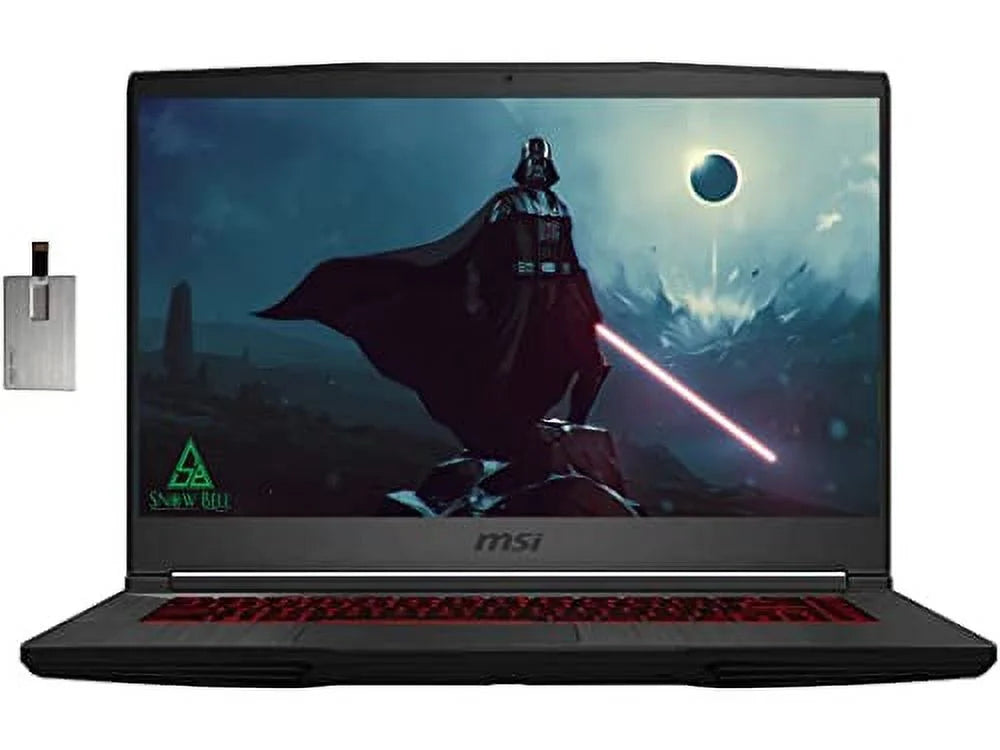 MSI GF65 15.6 FHD 144Hz Laptop Computer, 10th Gen Intel Core i5-10500H, 64GB RAM, 2TB PCIe SSD, Backlit Keyboard, NVIDIA GeForce RTX 3060 Graphics, Windows 10, Black, 32GB Hotface USB Card