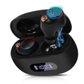 UrbanX True Wireless Bluetooth Earbuds + Charging Case, Black, Dual Connect, IPX5 Water Resistance, Bluetooth 5.2 Connection, Balanced, Bass Boost Compatible with Nokia 7.1