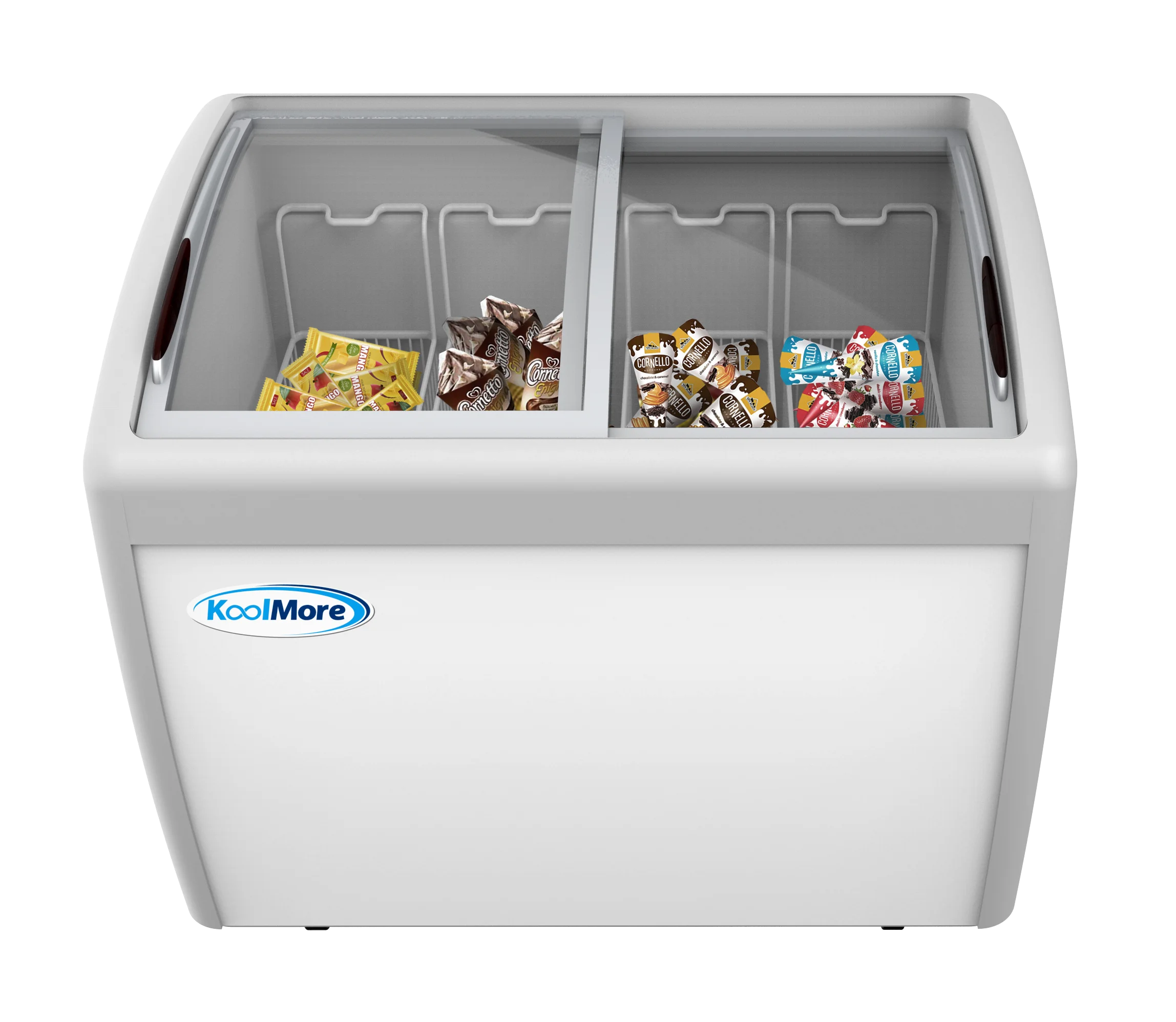 KoolMore 50 in. Display Ice Cream Freezer - 12 Cu. ft.