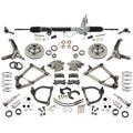 Mustang II IFS Hub-to-Hub Independent Front End Suspension Kit, Tubular Control Arms, 700 Rated Coilovers, Manual Rack, 5 x 4-3/4 Bolt Pattern