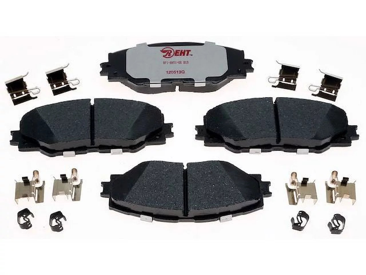 Front Brake Pad Set - Compatible with 2006 - 2018 Toyota RAV4 2007 2008 2009 2010 2011 2012 2013 2014 2015 2016 2017