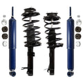 Front Strut Coil Springs & Rear Shock Absorbers Kit For Ford 2000-2005 Focus