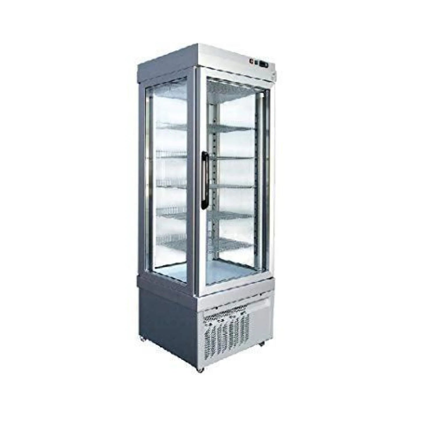 TEKNA 4400 NFN 4 Sided Glass Freezer Merchandiser - ETL/ETL Sanitation. Made in Italy