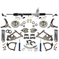 Mustang II IFS Hub-to-Hub Independent Front End Suspension Kit, Tubular Control Arms, 600 Rated Coilovers, Manual Rack, 5 x 4-1/2 Bolt Pattern