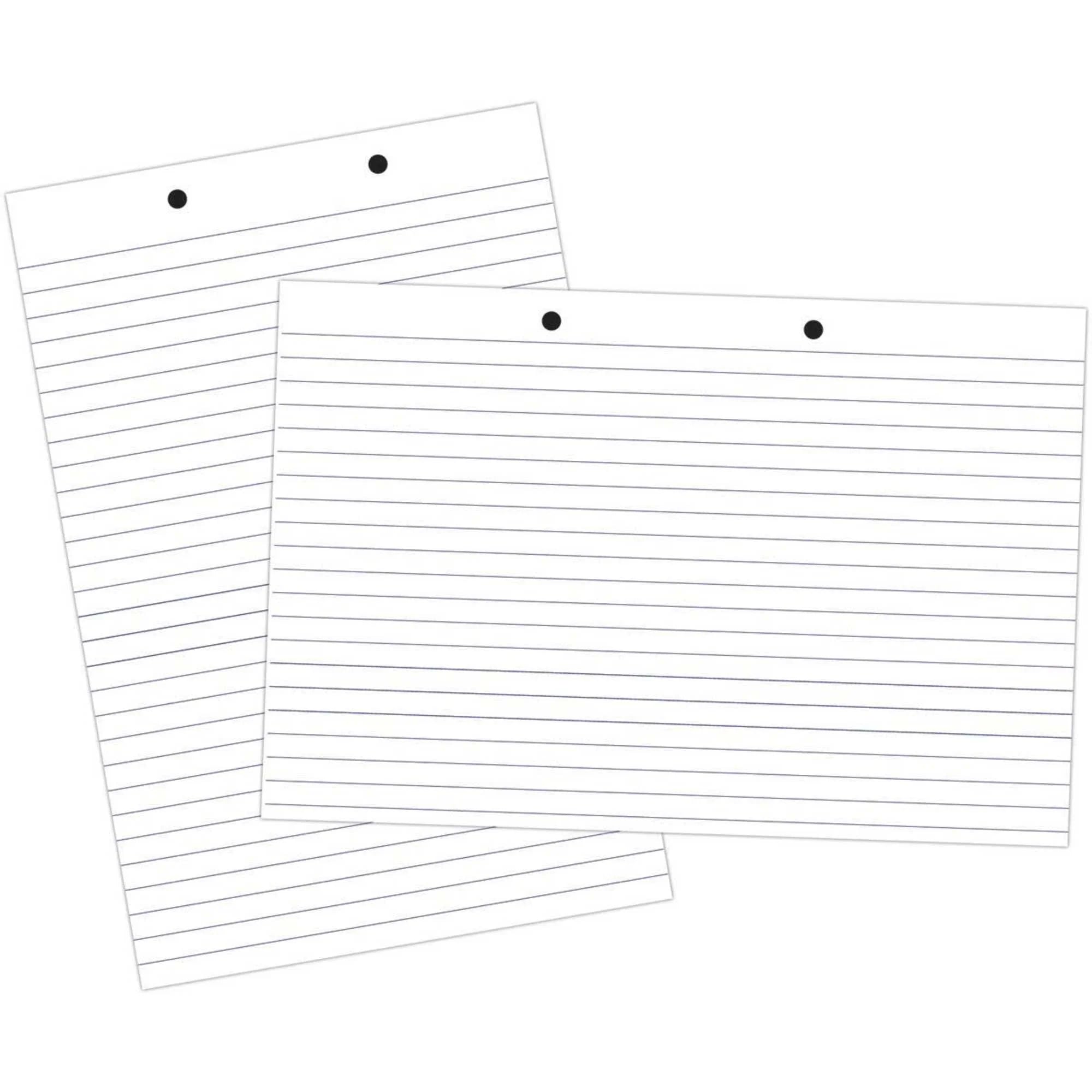 School Smart Primary Chart Paper, Skip-A-Line, 24 x 32 Inches, White, 500 Sheets
