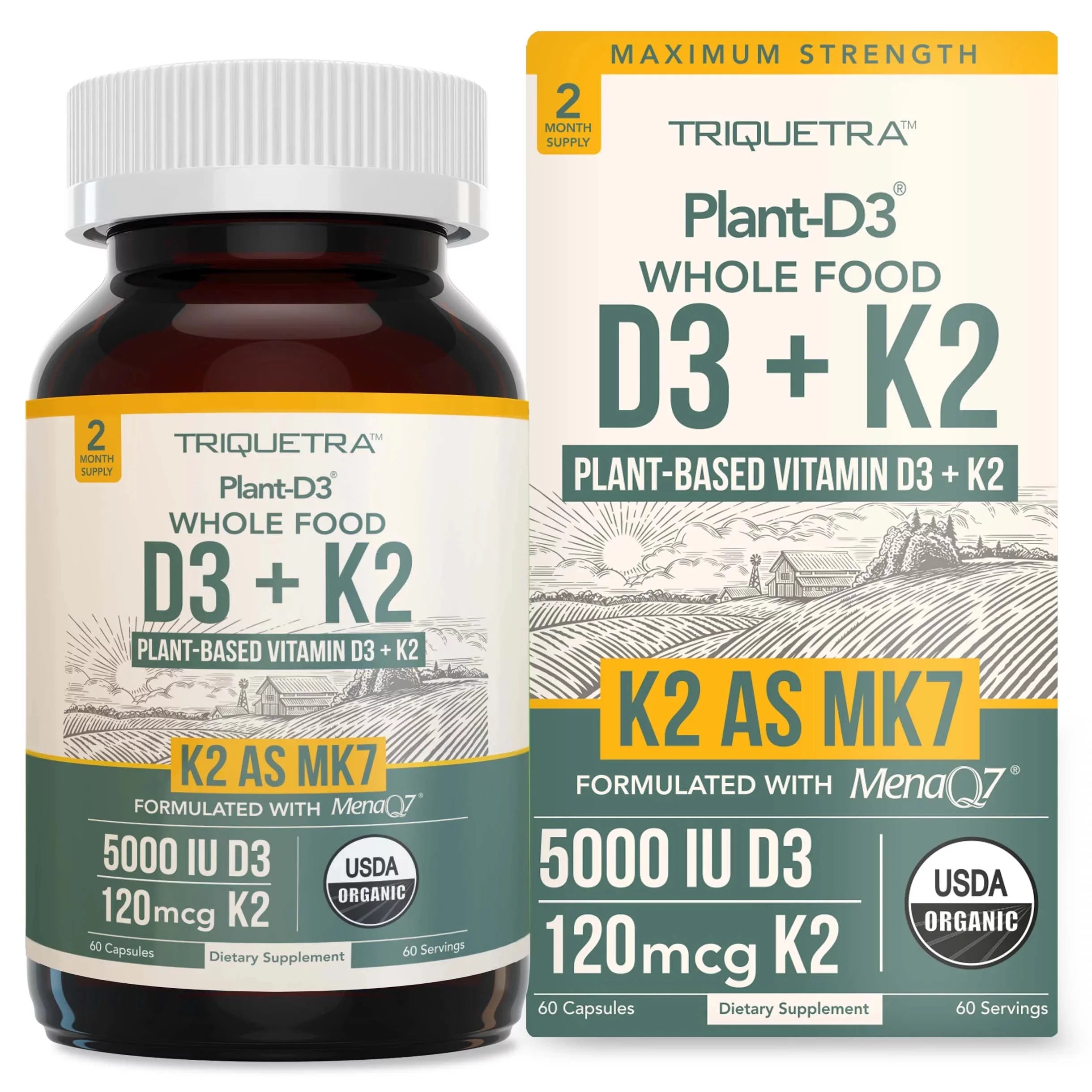Organic Plant-D3 + K2