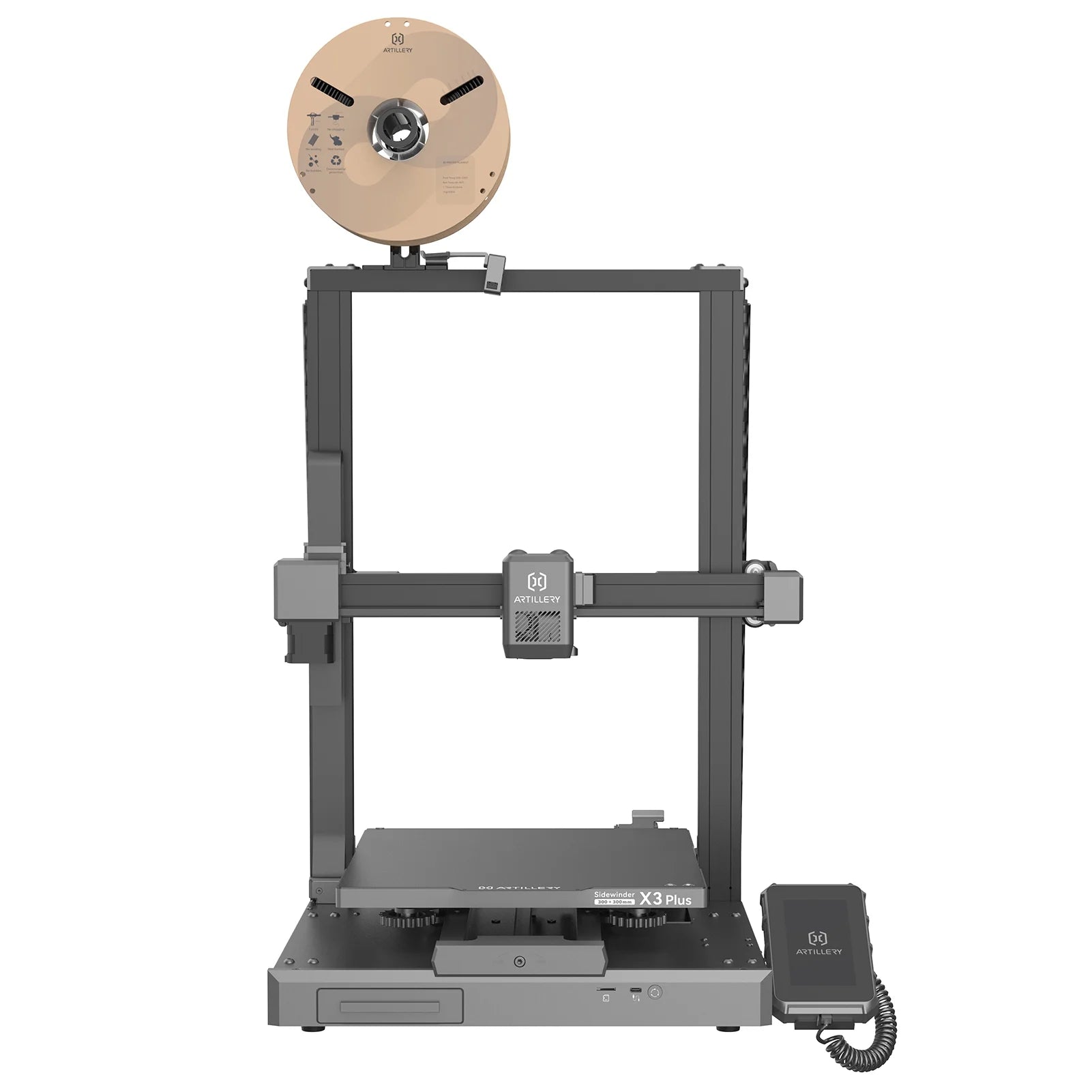 Artillery 3D Printer,49-point Auto And Pei Print Support Size Pei Print Plus 3d Printer 3d Printer 300mm/s Print Support 49-point Nozzle 300x300x400mm Size 300mm/s With Nozzle -x3 Plus 3d
