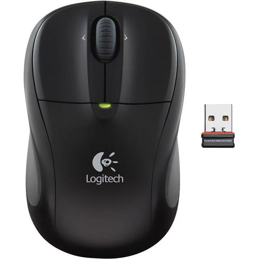 Logitech M305 - Mouse - optical - wireless - 2.4 GHz - USB wireless receiver - jet black