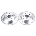 Power Stop Rear Pair of Drilled and Slotted Brake Rotors JBR1370XPR