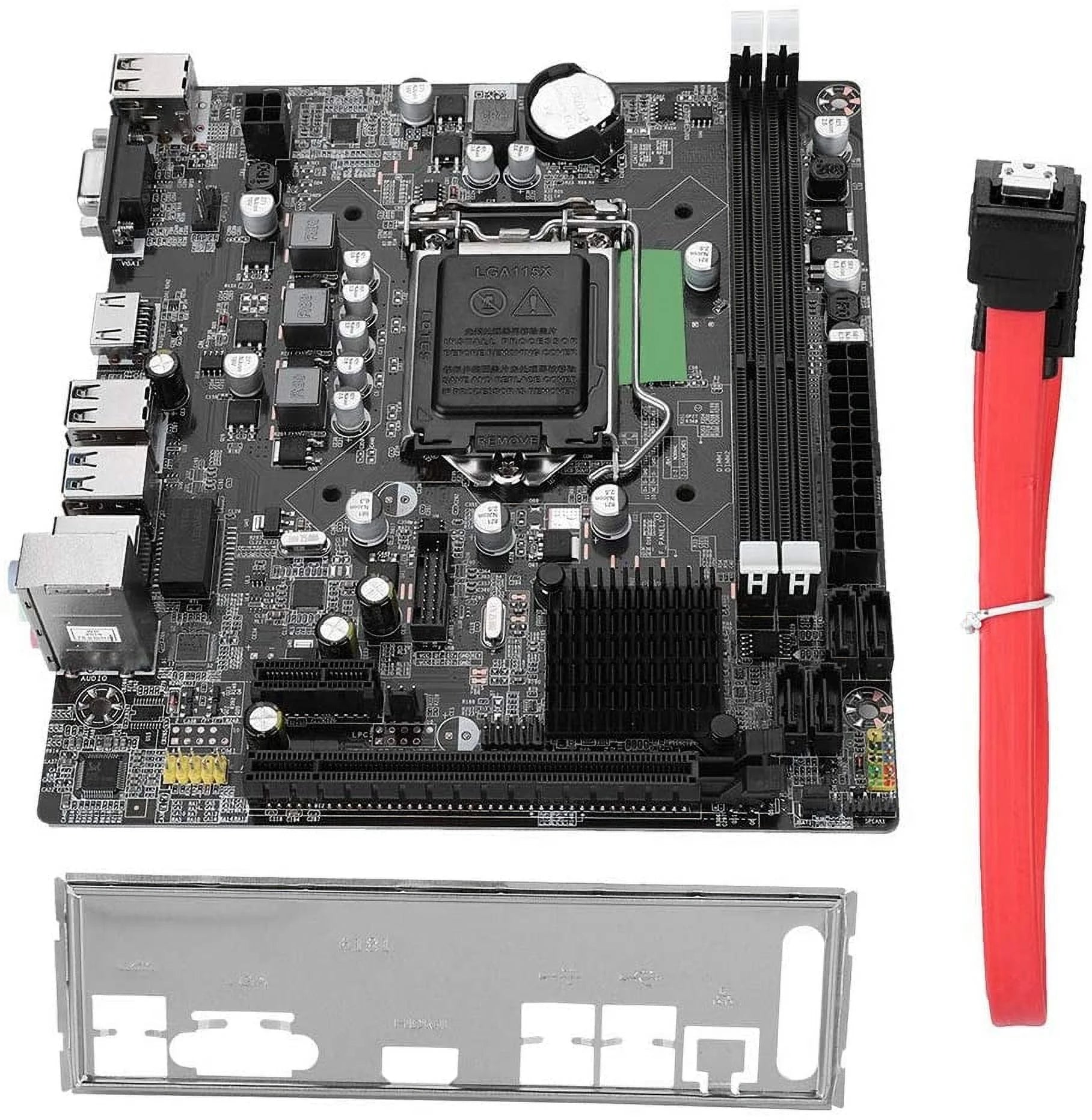 LGA 1155 Motherboard, USB3.0 SATA Desktop Computer Motherboard Sound /Network Mainboard for Intel B75 SATA