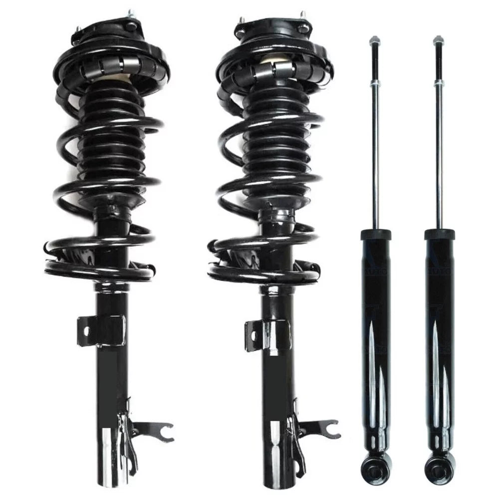 Front Struts Coil Springs and Rear Shock Absorbers Kit For 2000-2005 Ford Focus