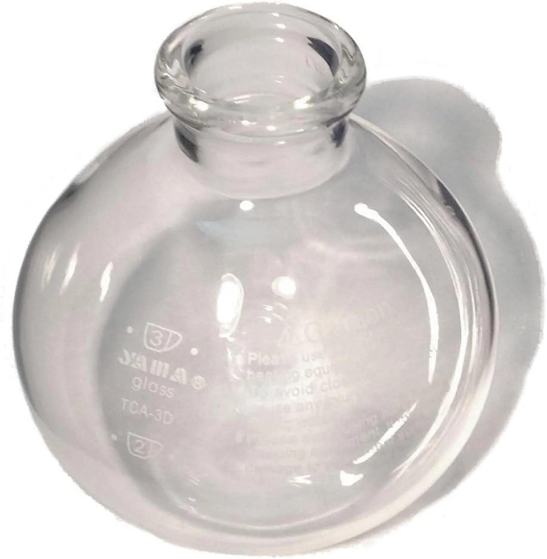 TCA3D Borosilicate  Bottom Beaker Replacement For 3 Cup Table Top Siphon Coffee Maker