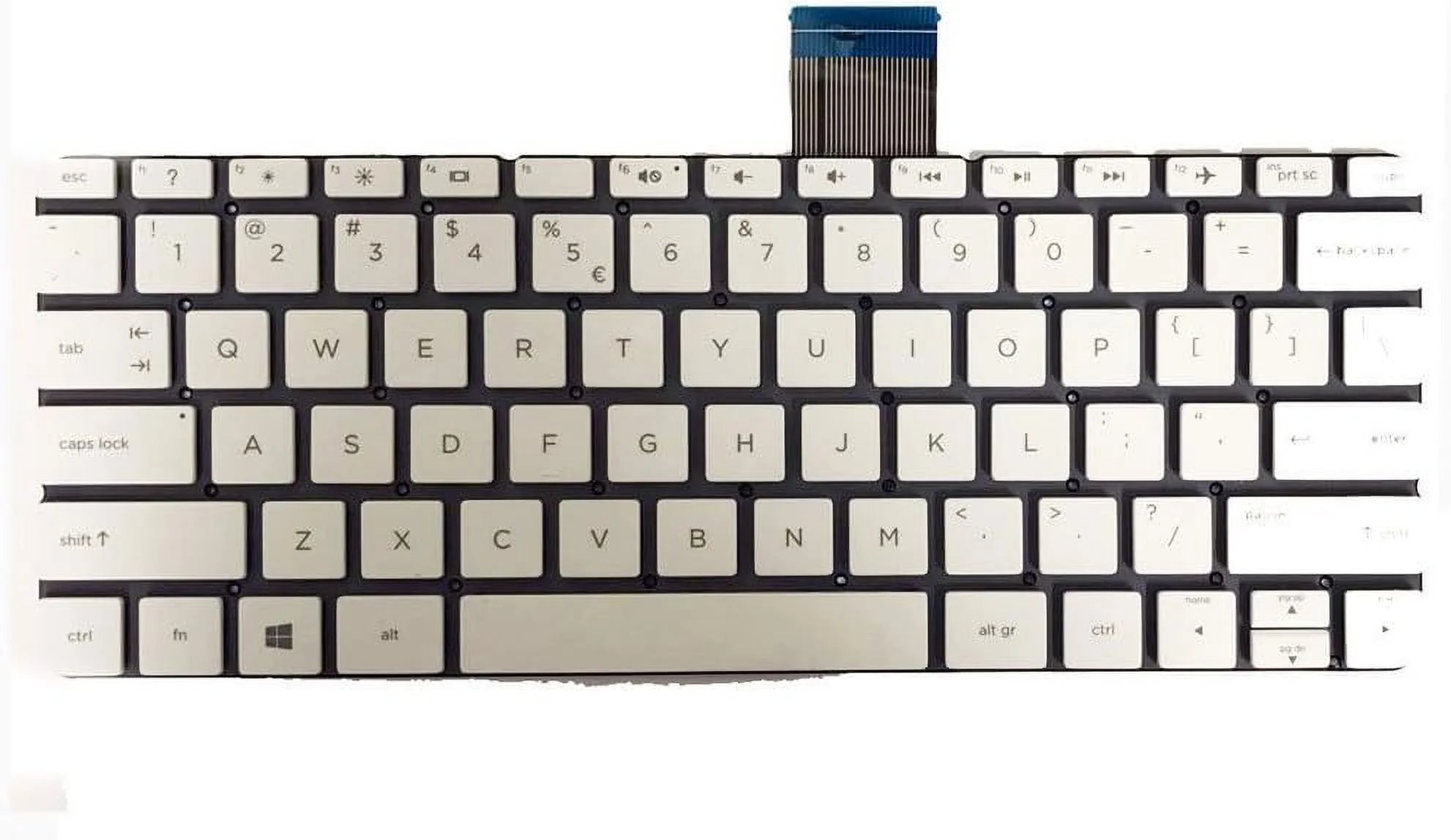 New US White English Laptop Keyboard (Without Frame) Replacement for HP Stream 11-R Series 11-R010NR 11-R014WM 11-R015WM 11-R020NR 11-R091NR 11-R092NR 792906-001 794447-001
