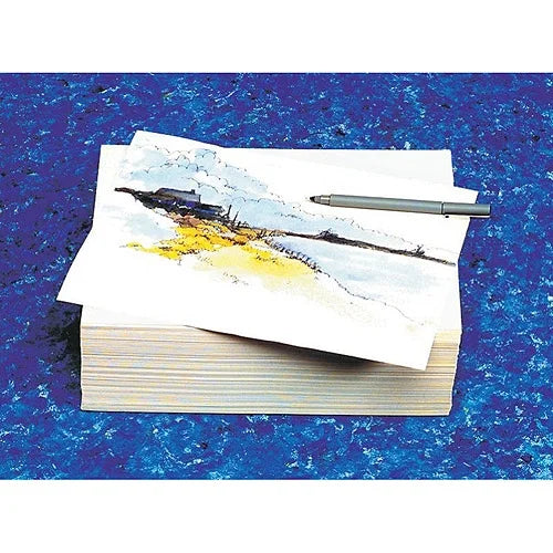 School Smart Value Drawing Paper, 80 lb, 9 x 12 Inches, Soft White, Pack of 500