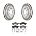 Transit Auto - Front Coated Disc Brake Rotors And Ceramic Pads Kit For Chevrolet Trailblazer GMC Envoy Buick Rainier Oldsmobile Bravada Isuzu Ascender KGC-100266