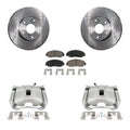 Transit Auto Front Disc Brake Caliper Rotors And Ceramic Pads Kit For Honda Civic Acura CSX KC8-100205C