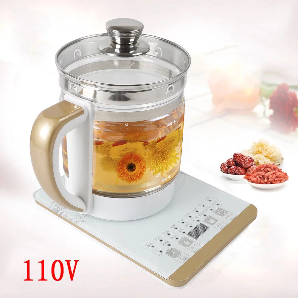 Miumaeov 2L Electric Kettle Health Pot Multi-function Boiled Eggs Electric Kettle Tea Maker Stainless Steel 110V 800W